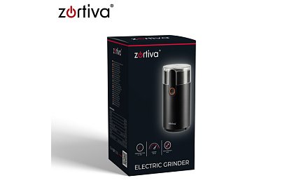 Elektrický mlynček Zortiva 150 W – rýchle mletie kávy, orechov a korenia