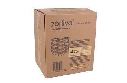 Nádoby na potraviny 12 ks, 5 veľkostí, do mikrovlnnej rúry, umývačky a mrazničky