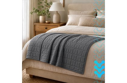 Záťažová antistresová prikrývka - Sensory Gray 8 kg, 200 × 150 cm