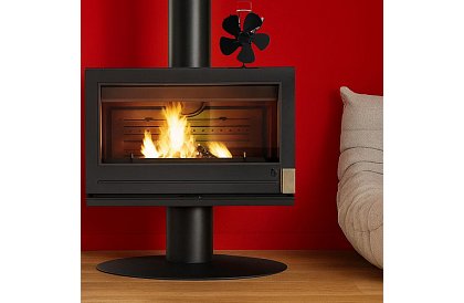Krbový päťlopatkový ventilátor KAMINER - poháňaný teplom