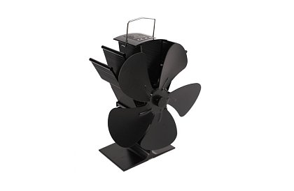 Krbový päťlopatkový ventilátor KAMINER - poháňaný teplom