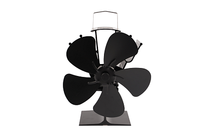 Krbový päťlopatkový ventilátor KAMINER - poháňaný teplom