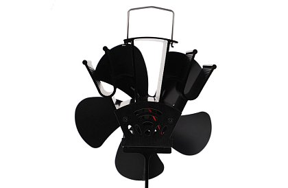 Krbový päťlopatkový ventilátor KAMINER - poháňaný teplom