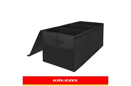 XXL truhla na hračky 132 l s víkom, čierny organizér 94 cm