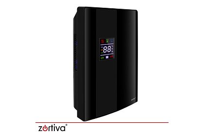 Odvlhčovač vzduchu Zortiva 90 W, 2 l, hygrostat, časovač, diaľkové ovládanie – čierny