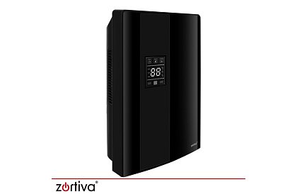 Odvlhčovač vzduchu Zortiva 90 W, 2 l, hygrostat, časovač, diaľkové ovládanie – čierny