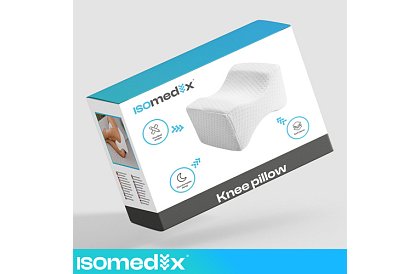 Ergonomický profilovaný vankúš medzi kolená ISOMEDIX 25 × 21 × 15 cm