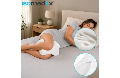Ergonomický profilovaný vankúš medzi kolená ISOMEDIX 25 × 21 × 15 cm