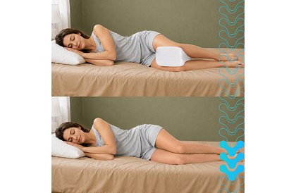Ergonomický profilovaný vankúš medzi kolená ISOMEDIX 25 × 21 × 15 cm
