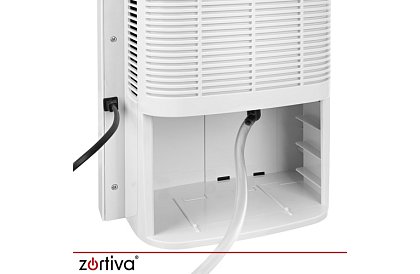 Odvlhčovač vzduchu Zortiva 90 W, 2 l, hygrostat, časovač, diaľkové ovládanie - biely