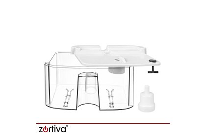 Odvlhčovač vzduchu Zortiva 90 W, 2 l, hygrostat, časovač, diaľkové ovládanie - biely