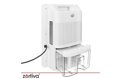 Odvlhčovač vzduchu Zortiva 90 W, 2 l, hygrostat, časovač, diaľkové ovládanie - biely