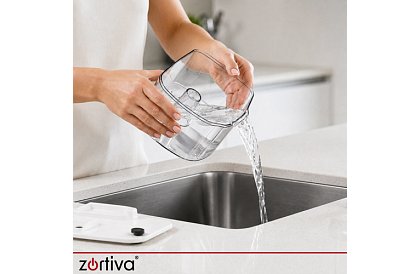 Odvlhčovač vzduchu Zortiva 90 W, 2 l, hygrostat, časovač, diaľkové ovládanie - biely