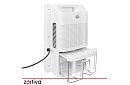 Odvlhčovač vzduchu Zortiva 90 W, 2 l, hygrostat, časovač, diaľkové ovládanie - biely