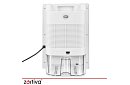 Odvlhčovač vzduchu Zortiva 90 W, 2 l, hygrostat, časovač, diaľkové ovládanie - biely