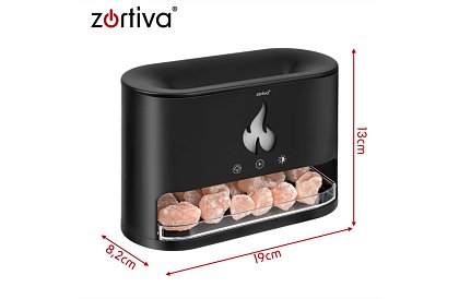 Ultrazvukový aroma difuzér Zortiva 250 ml s efektom plameňa