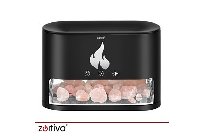 Ultrazvukový aroma difuzér Zortiva 250 ml s efektom plameňa