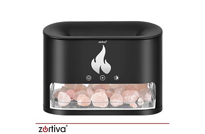 Ultrazvukový aroma difuzér Zortiva 250 ml s efektom plameňa