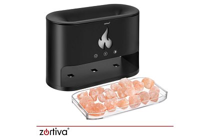 Ultrazvukový aroma difuzér Zortiva 250 ml s efektom plameňa