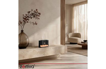 Ultrazvukový aroma difuzér Zortiva 250 ml s efektom plameňa