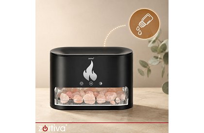 Ultrazvukový aroma difuzér Zortiva 250 ml s efektom plameňa