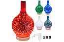 Aroma difuzér Zortiva 200 ml, RGB LED lampa, 3D efekt, aromaterapia