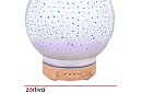 Aroma difuzér Zortiva 200 ml, RGB LED lampa, 3D efekt, aromaterapia