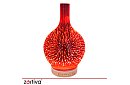 Aroma difuzér Zortiva 200 ml, RGB LED lampa, 3D efekt, aromaterapia