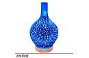 Aroma difuzér Zortiva 200 ml, RGB LED lampa, 3D efekt, aromaterapia