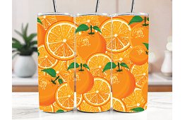 Cestovný termokelímok s brčkom 590 ml – Šťavnaté pomaranče 34