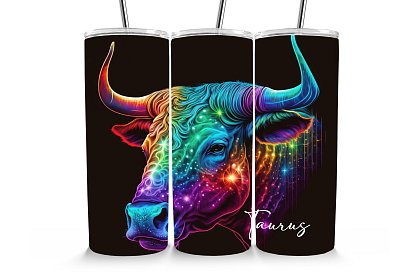 Cestovný termokelímok s brčkom 590 ml – Znamenie Býk 51