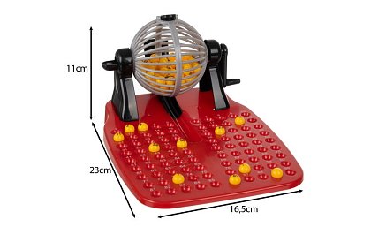 Bingo hra pre deti a rodiny s losovacím strojom