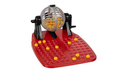 Bingo hra pre deti a rodiny s losovacím strojom