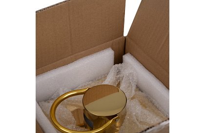 Veľká sada troch zlatých lucerničiek (63, 49, 38 cm) na sviečky a dekorácie