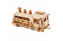 3D drevené puzzle - Parnej lokomotívy s tendrom