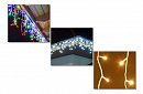 LED vianočný záves do okna – dážď 2,5 metrov