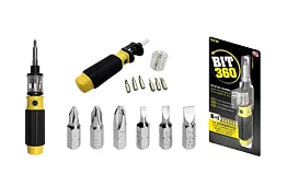 360° skrutkovač s rýchlo výmenníkom bitov