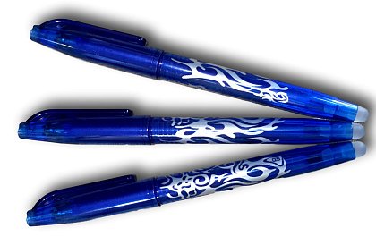 Gumovateľné pero - 3 ks