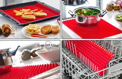 Silikónová pyramídová podložka na pečenie