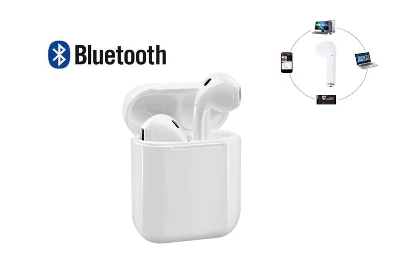 Bezdrôtové slúchadla i12-TWS s dobíjacím boxom