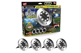 Súprava kruhových solárnych svetiel Disk Lights