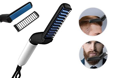 Multifunkčná žehlička pre mužov na vlasy a bradu