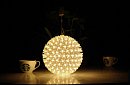 Vianočná LED svetelná závesná guľa – priemer 18cm