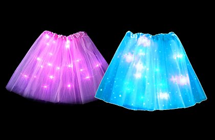 LED svietiaca sukňa PRINCESS