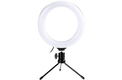 LED kruhové svetlo pre streamerov a youtuberov - 16 cm