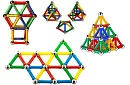 Magnetická stavebnica Magnastix - 157 dielikov