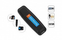 USB Diktafón hlasový záznamník – 32 GB