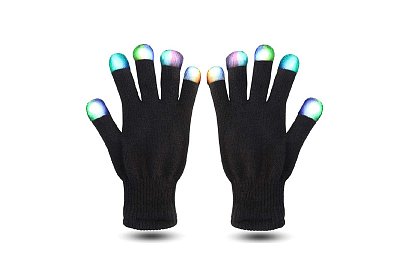 Párty Gloves - Rukavice s LED špičkami