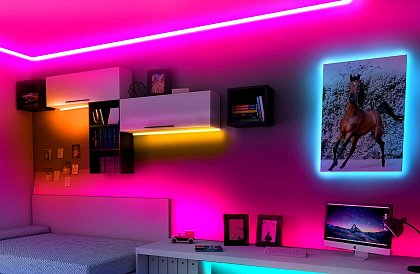 Lumenmax 5050 – 5 Metrov - BLUETOOTH RGB LED pásik – Kompletná súprava