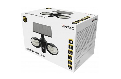 ENTAC - Solárne osvetlenie 56 LED 10W so snímačom pohybu